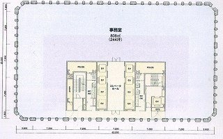 大同生命霞が関ビル8F 間取り図