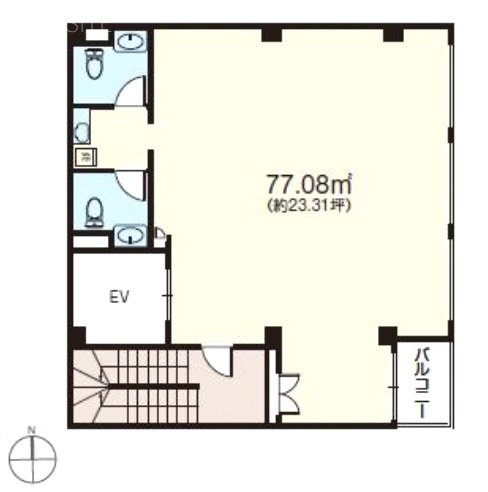 くにたちさくらビル6F 間取り図