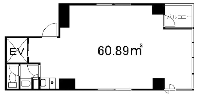 エムエヌビル6F 間取り図