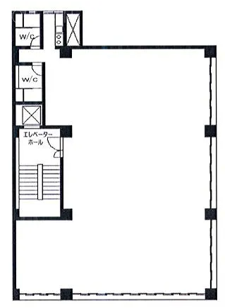 信交会ビル2F 間取り図