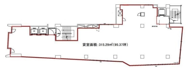 新宿レミナビル8F 間取り図