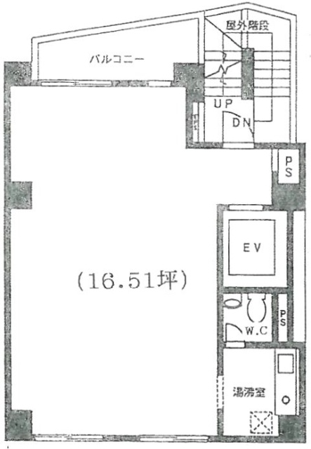 ゼロワンビル4F 間取り図