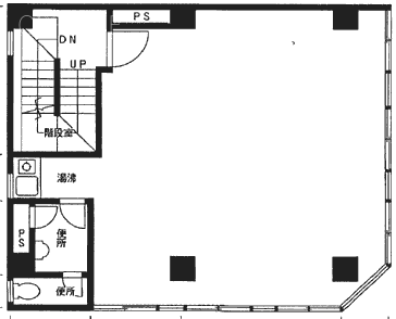 銀座鷲尾ビル2F 間取り図