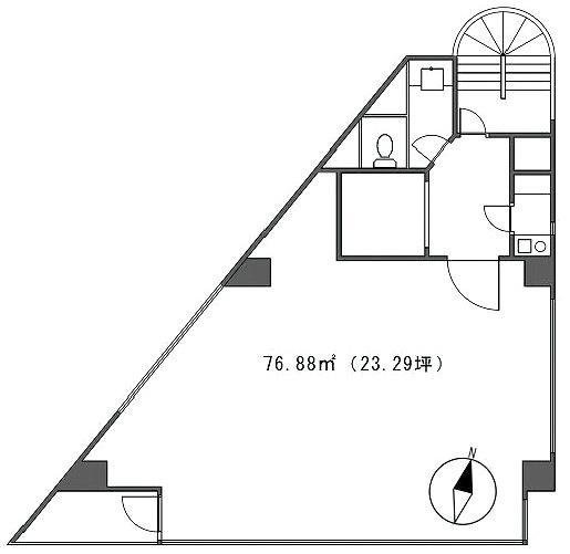 福山ビル8F 間取り図