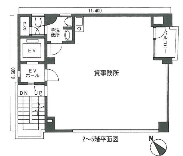 NKビル4F 間取り図