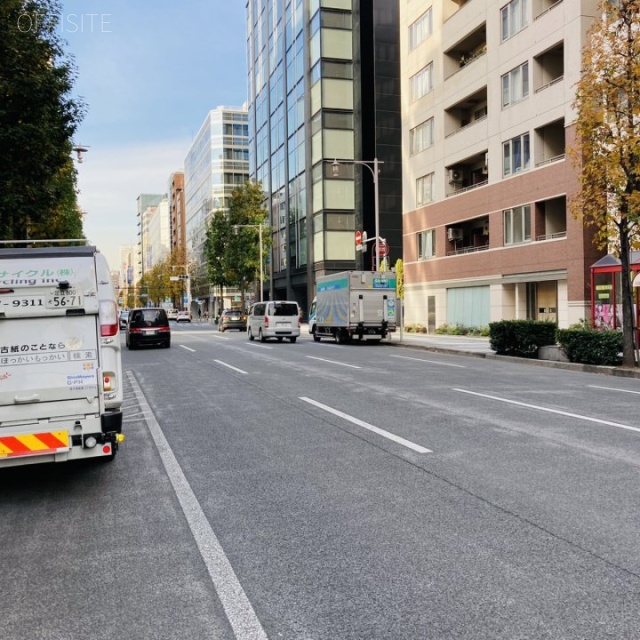 さくら堀留ビル ビル前面道路