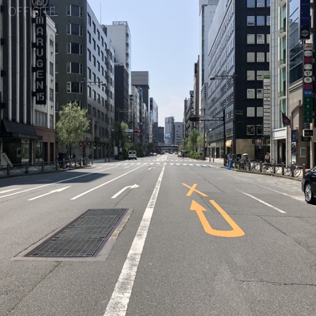 銀座花の木ビル 前面は外堀通り