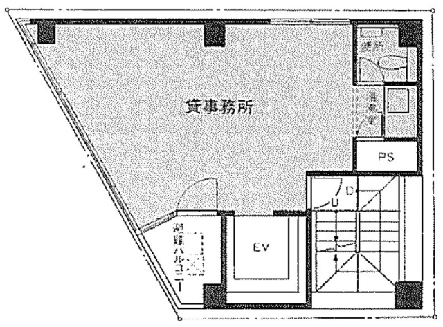 サントミ八丁堀ビル6F 間取り図