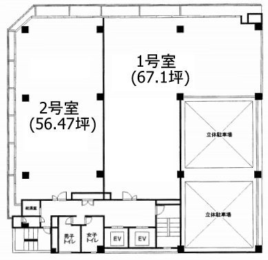 横浜THビル802 間取り図