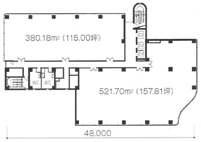 アーバンネット五反田NNビル2F 間取り図