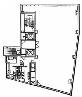 新宿Plazaビル10F 間取り図