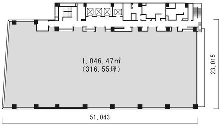 クローバー南青山ビル3F 間取り図