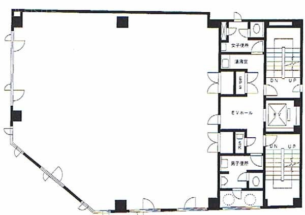 京橋山本ビル2F 間取り図