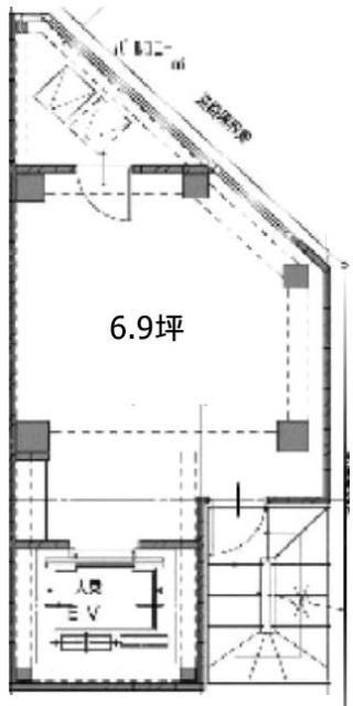 XCD銀座(エクシード銀座)ビル3F 間取り図