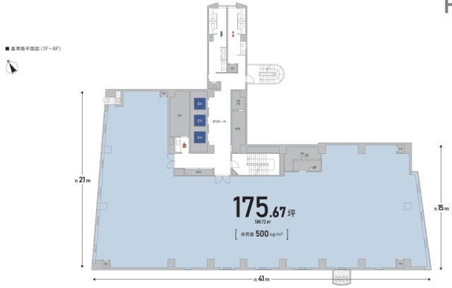 住友不動産上野ビル7F 間取り図