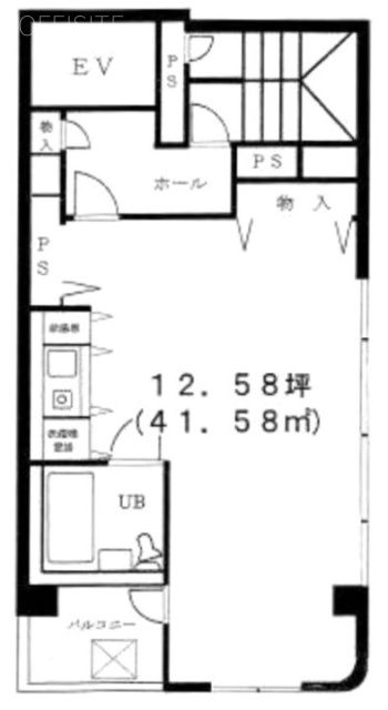 ステイト大手町6F 間取り図