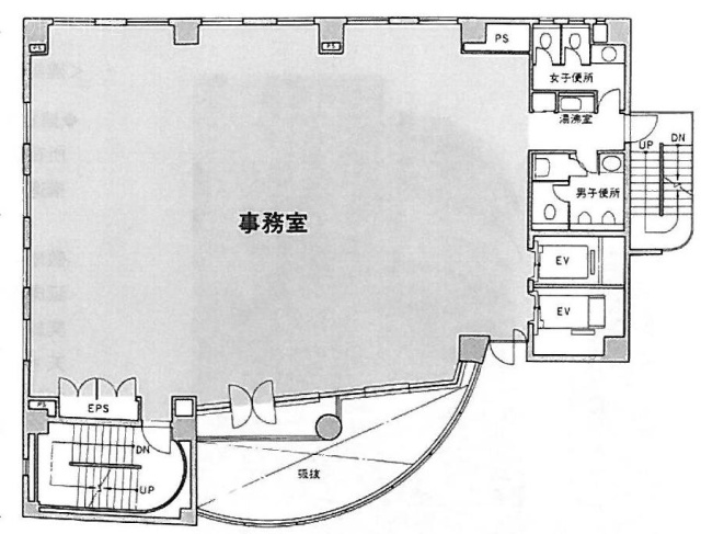 青山コンパルビル2F 間取り図