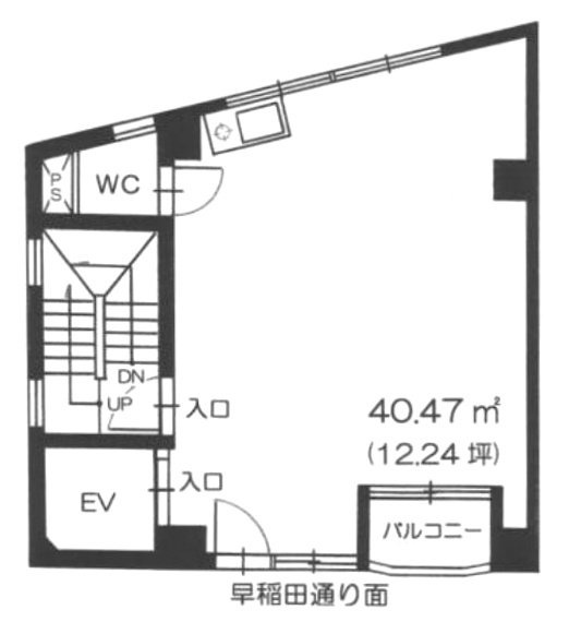 タイリクビル3F 間取り図