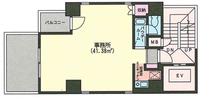 ミュールメゾン西新宿201 間取り図