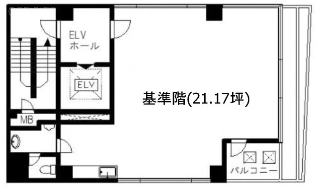MINTRON秋葉原ビル8F 間取り図