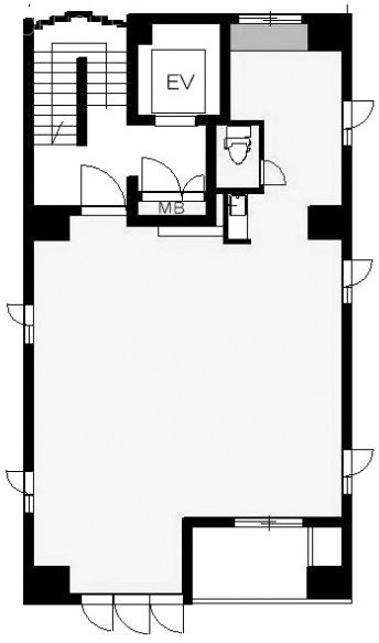 和田第2ビル3F 間取り図