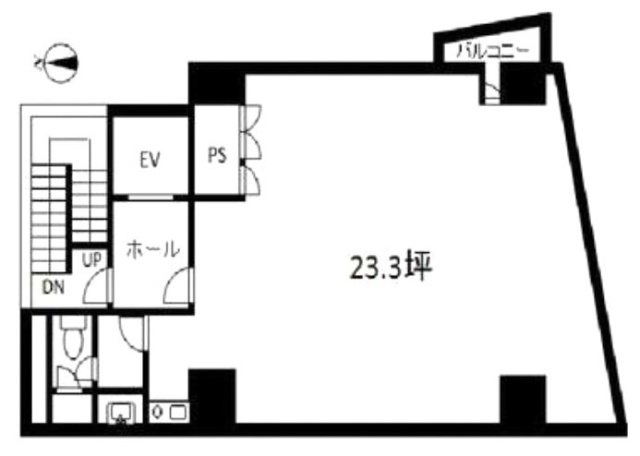 小島ビル7F 間取り図
