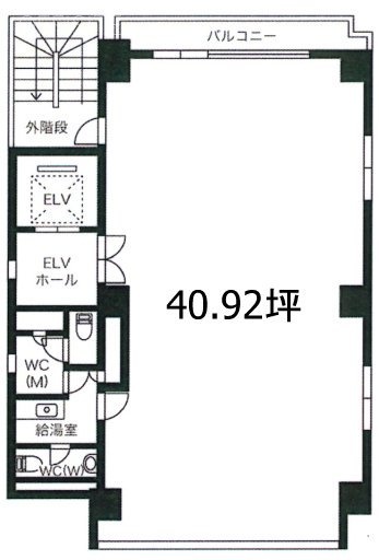 櫻井ビル3F 間取り図