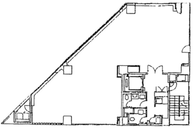 新宿土地建物第11ビル1F 間取り図