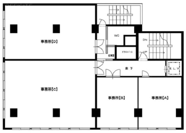 東都水ビルC 間取り図