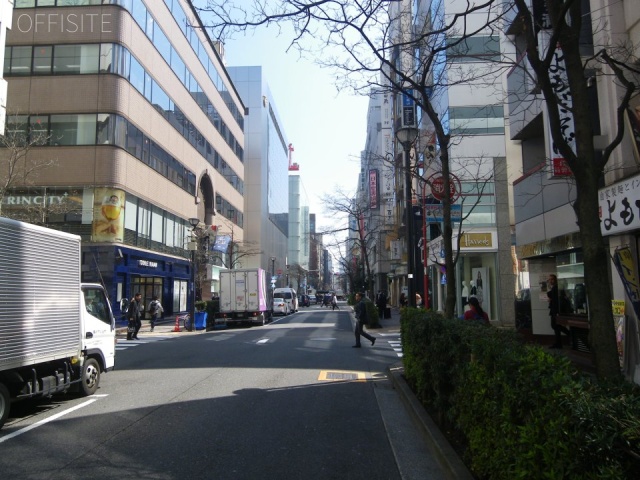 銀座槁(ぎんざはし)ビル ビル前面道路