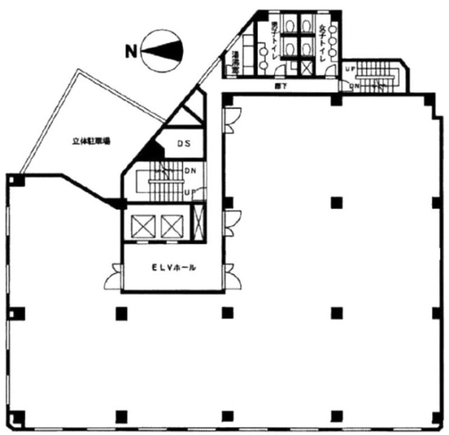 ジブラルタ生命池袋ビル3F 間取り図