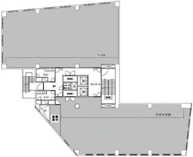 市ヶ谷中央ビルA・B 間取り図