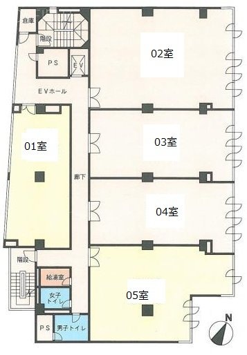 目黒西口マンション2号館502 間取り図