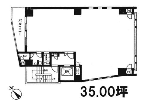 フォーラム島田Ⅱ5F 間取り図