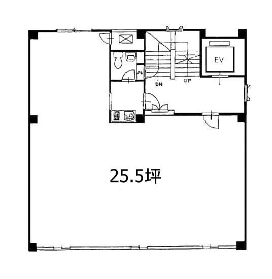 青葉ビル別館4F 間取り図