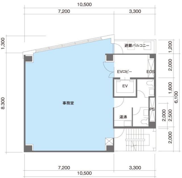 日本橋親和ビル4F 間取り図