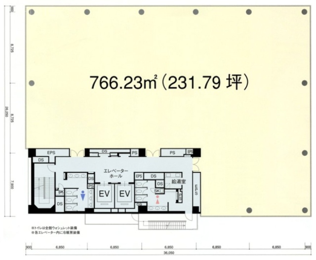 住友不動産田町駅前ビル3F 間取り図