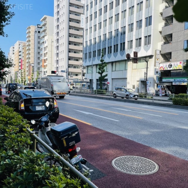 光雲堂ビル ビル前面道路