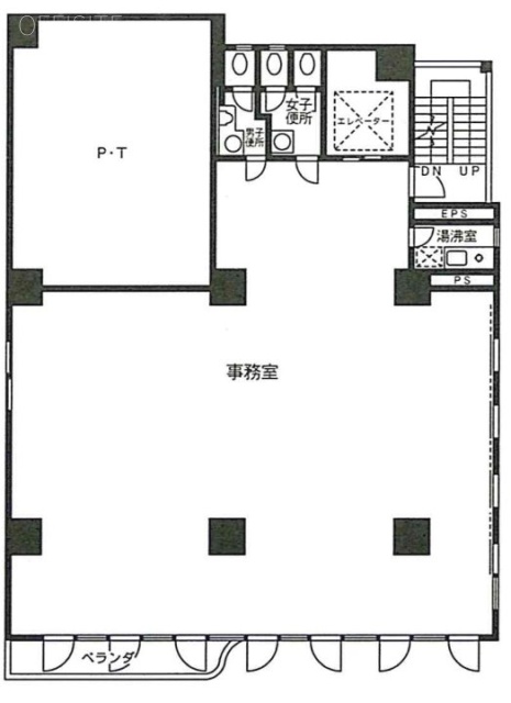 池伝ビル4F 間取り図