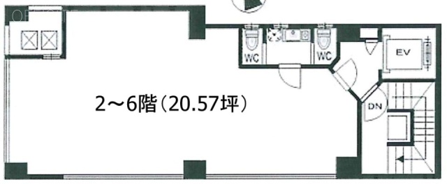 ユーワビル2F 間取り図