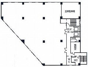 島倉恒産ビル2F 間取り図