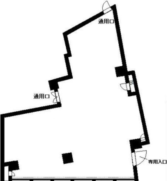 初台共同ビル5F 間取り図