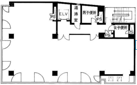 いちご渋谷イーストビル5F 間取り図