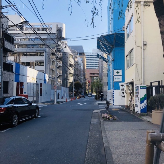 DIKマンション新橋 4階【422】 6.95坪　ビル前面道路