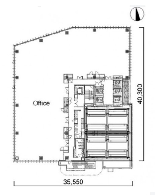 フロンティア名駅8F 間取り図