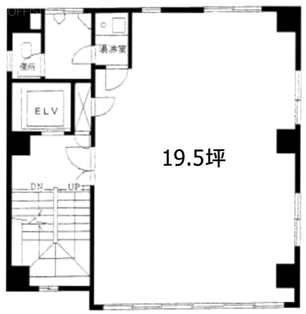 アール・デコお茶の水1F 間取り図
