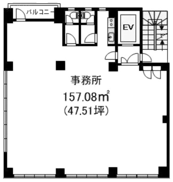 柳川ビル2F 間取り図
