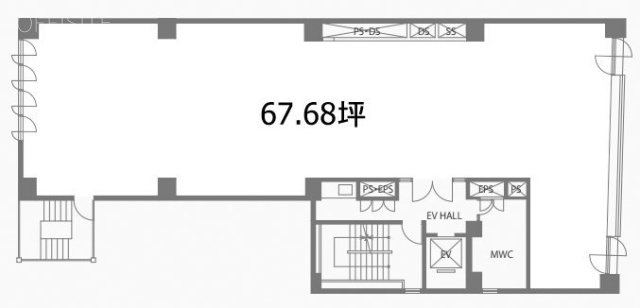 KCAビル(神田セントラルアベニュー)3F 間取り図