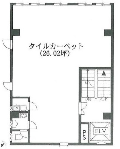 コンドウ第1交栄ビル4F 間取り図