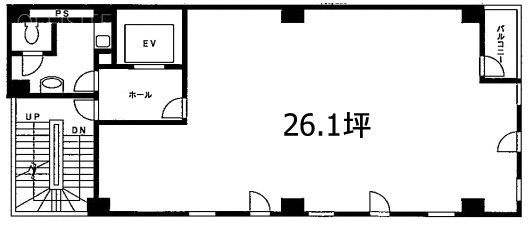 エムプレイス日本橋6F 間取り図